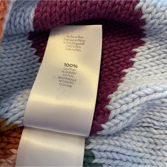 NWT MOTHER The Skipper Bell Jumper Sweater (Deja Vu) Size Small - Picture 9 of 9